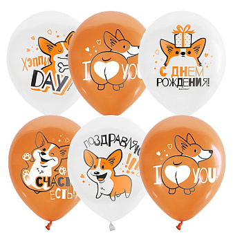 М 12"/30см WHITE&ORANGE Корги ДР