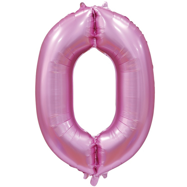 К 40" Сатин Pink, ЦИФРА (К 40" Сатин Pink, ЦИФРА 0)